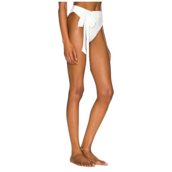 Good American 10 Ways to Wear Bikini Bottom White Size 2 (Medium) NWOT $57 MSRP - Picture 1 of 5
